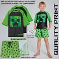 thumbnail image 3 of Conjunto de Natación para Niños Minecraft 2 Piezas Verde y Negro 13-14 Años, 3 of 5