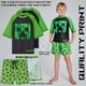 thumbnail image 3 of Conjunto de Natación para Niños Minecraft 2 Piezas Verde y Negro 9-10 Años, 3 of 5