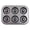 Black, variant on Metal Donut Mold, Baking Tray For Mini Cakes, Non Stick Doughnut Pan For Oven