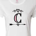 thumbnail image 4 of Inktastic Letter C Monogram Tribal Arrow Women's T-Shirt, 4 of 5