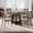 Brownish-red, variant on GOCAPTAIN 47" Dining Table for 4-6, Modern Round Wooden Kitchen Table with Cross Pedestal Base and Adjustable Leg for Dining Room, Kitchen, New Retro Color