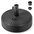 thumbnail image 1 of Costway Base Ronde Remplissable pour Parasol de Patio de 18 Pouces, Support, Convient à un Poteau de 1,5 Pouces/1,9 Pouces, Lesté, 1 of 10