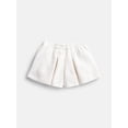 thumbnail image 6 of Wonder Nation Toddler Girls Athletic Pleated Shorts with Bow, Sizes 12M-5T, 6 of 7
