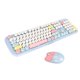 thumbnail image 5 of Lindo ratón con teclado color azul claro diseño ergonómico ahorro de energía automático soporte plegable teclado y ratón Plug and Play para oficina para trabajar ANGGREK Otros, 5 of 8