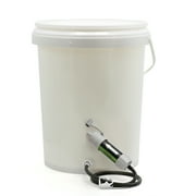 miniwell Gravity Water Filter Straw Ultralight Versatile Hiker Water Filter Optional Accessories. TUV Proven Emergency Kit Hurricane Storm Supplies. (Water Filter with Bucket Connector in Grey)