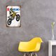 thumbnail image 4 of Cartel Wdftyju Dibujo de Chapa de Motocicleta Pintura de Metal Póster para el Hogar, 4 of 7