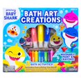 thumbnail image 1 of Set de juegos Bath Art Baby Shark con pinturas y crayones lavables, 1 of 6