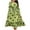 Green, variant on Cmfcve Women's Party Dress Polka Dot Print Long Sleeve Dance Holiday Dresses Round Neck Tie Front Ruffled Cocktail Evening Dress