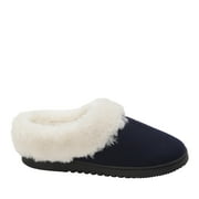 Dearfoams Woman's Genuine Wool Clog Stitch Slippers