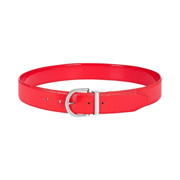 Steve Madden Reversible Pant Belt (Red, XL)
