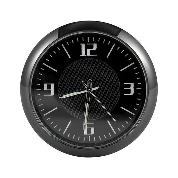 Luminous Quartz Analog Clock for Car Dashboard Air Vent Decoration
