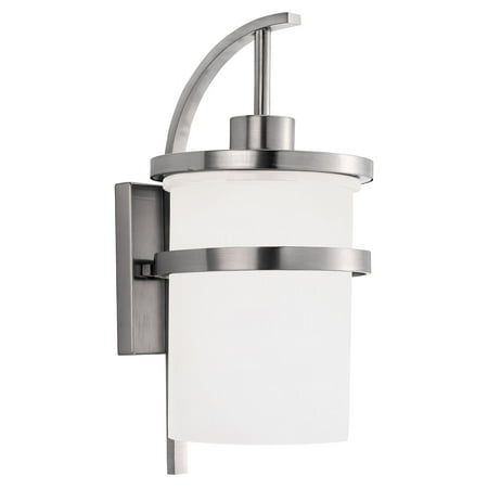 Sea Gull Eternity Outdoor Wall Light - 20.75H in. Brushed Nickel