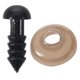 thumbnail image 5 of 300 Piezas de 6 mm de Plástico Negro Arandelas de Seguridad para Juguetes de Peluche Ojos Marioneta MuñEca, 5 of 5