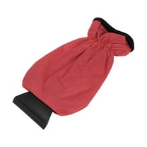 Unique Bargains 1pc 36x18cm Universal Car Ice Scraper Glove W/ Snow Frost Remover 600D Oxford Cloth Red
