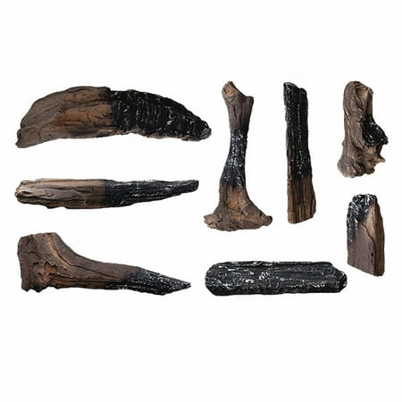 

Hlandsky Halloween Creative Personality Fireplace Ceramic Fiber Wood Flame Decoration Firewood Pile Stove Log Indoor Camping Cabin