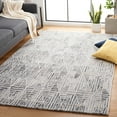 thumbnail image 2 of SAFAVIEH Ebony Abraham Diamond Area Rug, Grey/Ivory, 3' x 5', 2 of 8