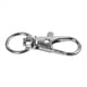 thumbnail image 3 of 60 Piezas de Broche de Metal Giratorio de Clips de Langosta para Diy de Bolsas Plateado, 3 of 8