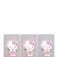 thumbnail image 5 of Lámpara de pared para habitación de niños de dibujos animados iJi, lámpara de noche led con forma de ojo de Hello Kitty para dormitorio de niño y niña, princesa, 5 of 5