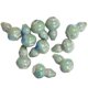 thumbnail image 4 of 10 paquetes de cuentas espaciadoras de cerámica BLESIY color verde 31x22mm, 4 of 6