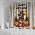thumbnail image 4 of Happy Halloween Mastiff Witches Hat Pumpkin Carving Shower Curtain Mastiffs Dog Lover Gifts Idea Waterproof Bathroom Bathtub Curtain - 02019, 4 of 5