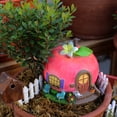 thumbnail image 3 of Escultura, decoración de jardín, creativa, manzana, resina, 3 of 4