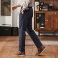 thumbnail image 2 of GINGTTO Men‘s Stretch Pinstripe Chino Pants, Slim Fit, 2 of 7