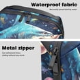 thumbnail image 4 of Shark USB Organizer Waterproof Oxford Cloth Hard Drive Case Small Travel Cable Box Organizer 5.9x9.44x3.14 in, 4 of 6