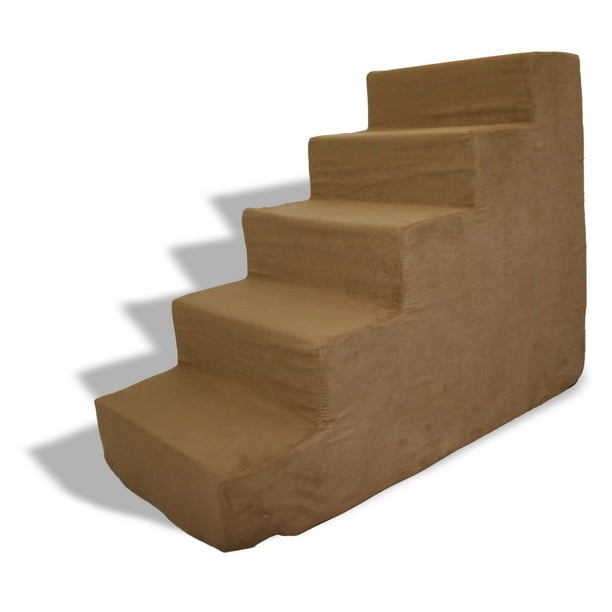 Best Pet Supplies Pet Steps and Stairs with CertiPURUS Certified Foam for Dogs and Cats, 5Step