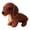 Dachshund, variant on French Bulldog 3D Animal Craft Kit, DIY Beaded Dog Figurine Pack with Instructions, Frenchie Lover Handmade Desk Decor Project