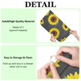 thumbnail image 6 of Dish Drying Mat with Sunflower Pattern, Microfiber Kitchen Counter Pad 16x18 Inch, Foldable Absorbent Floral Rack Pad, 6 of 7