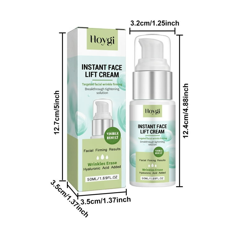 Gzwccvsn Instant Face Lift Cream Facial Hyaluronic Acides