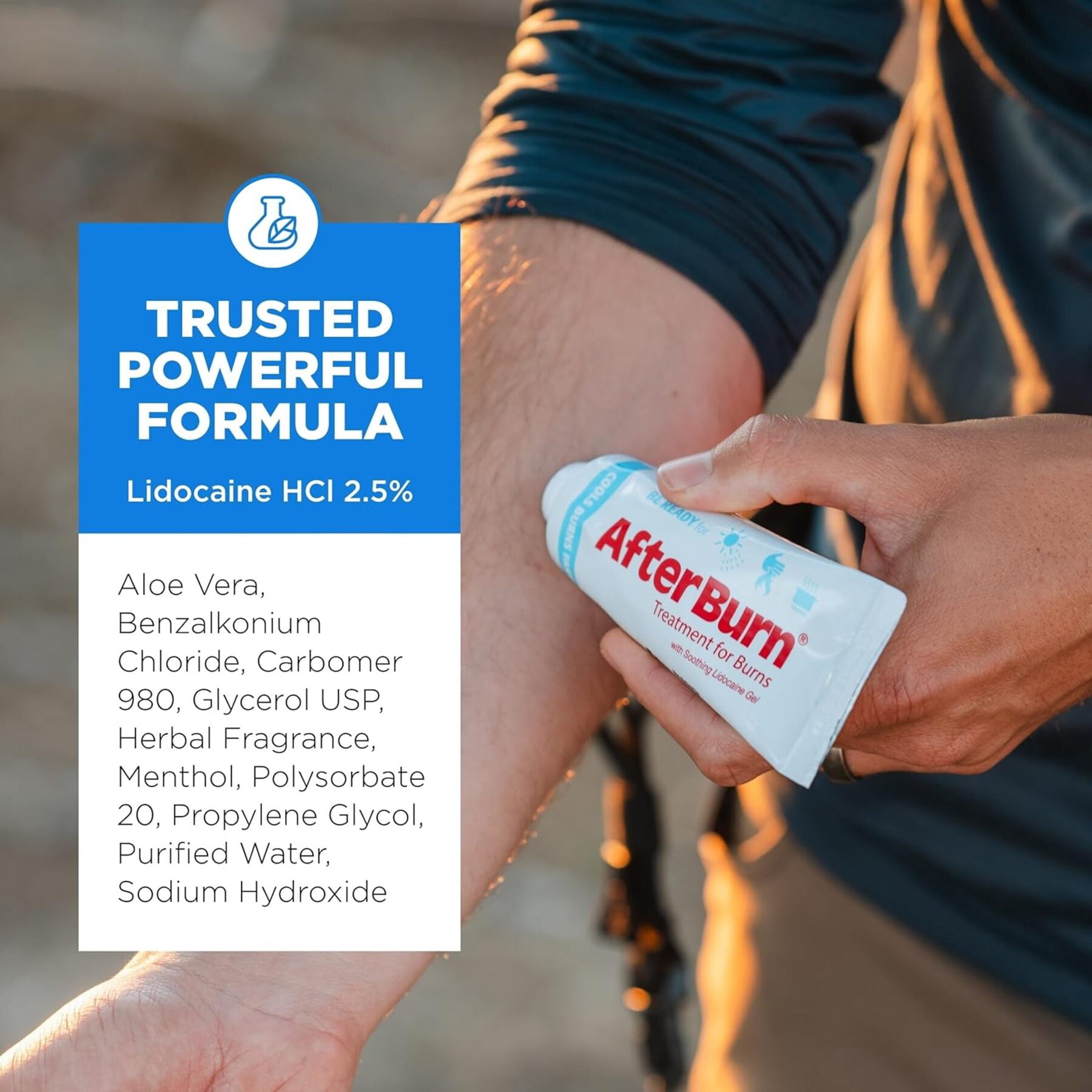 AfterBurn Advanced Pain Relief Gel, 2 oz. HSA/FSA Eligible