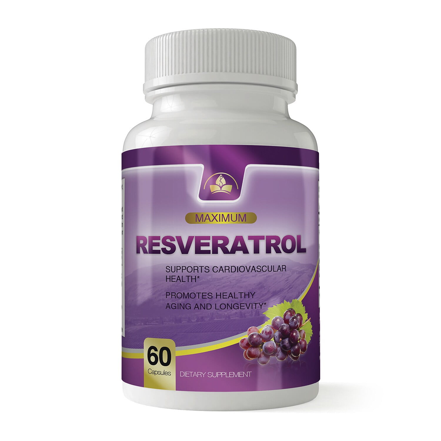 Resveratrol Maximum 1200mg – 180 Capsules Natural Antioxidant Anti-Aging Supplement (MENXI, Exp 7/2026)