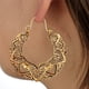 thumbnail image 3 of Guardurnaity Pendientes colgantes Vintage círculo aro pendiente antiguo patrón hueco aniversario regalo joyería colgante verano fiesta playa Ropa, zapatos y accesorios Miscelánea, 3 of 6
