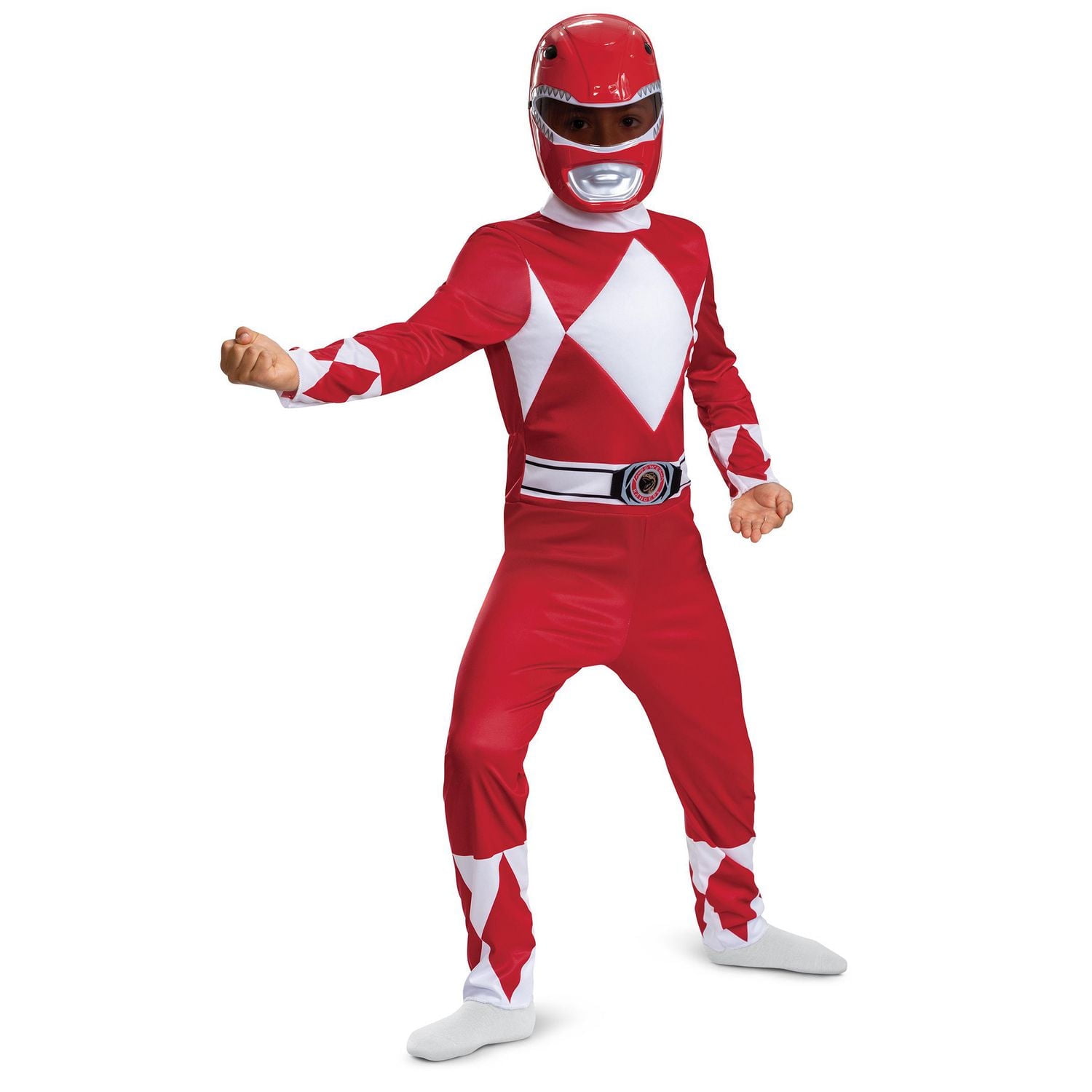 Child Boys Power Rangers - Mighty Morphin Red Ranger Classic Costume