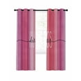 thumbnail image 7 of Happy Valentine's Day Blackout Curtains for Bedroom, Valentines Pink Gradient Striped Thermal Insulated Kitchen Drapes with Grommets, Light Blocking Window Treatment, 2 Panels 52" x 84", 7 of 7