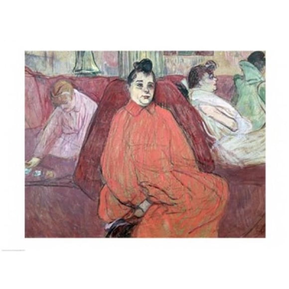 Posterazzi BALXIR193577 The Divan 1893 Poster Print by Henri De Toulouse-Lautrec - 24 x 18 in.