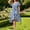 Light Blue, variant on Peplum Woman Dress Polka Dot Dress Plus Size Dresses for Curvy Hawaiian Dress Pink Mid-Length V-Neck Short Sleeve Women's Casual Dresses XXXXL