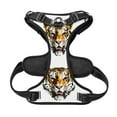 thumbnail image 2 of No Pull Dog Harness For Large Dogs Easy Walk Dog Vest Adjustable Collars Harnesses & Leashes Set Breathable Oxford Outdoor Walking Safety Reflective Strip Tiger Head With Creative, 2 of 9