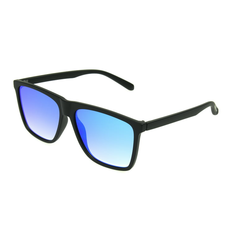 Panama Jack Men's Square Fashion Sunglasses Black 