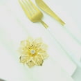 thumbnail image 4 of Cheers.US 6Pcs Alloy Napkin Rings, Hollow Out Flower Napkin Ring Holders for Wedding Party Holiday Banquet Dinner Delicate Napkin Rings Decor Favor, 4 of 6