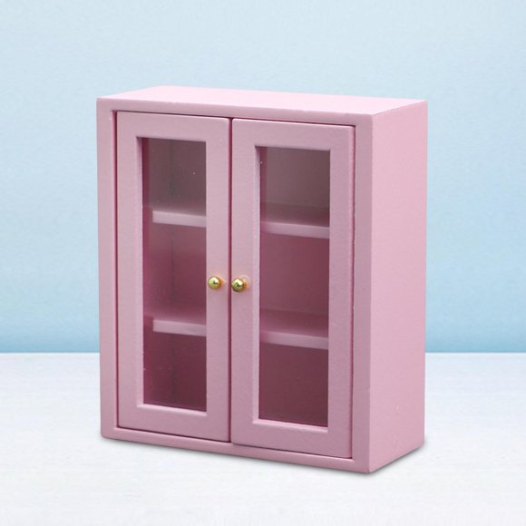 Gabinete de en Miniatura Muebles de Accesorio de Muebles de Decoración de Estantería P Yotijar gabinete de casa de muñecas