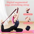 thumbnail image 2 of 8 Section Dance Stretching Belt Webbing Dance Tension Fitness Exercise Resistance Pilates Pull Strap Belt, 2 of 7