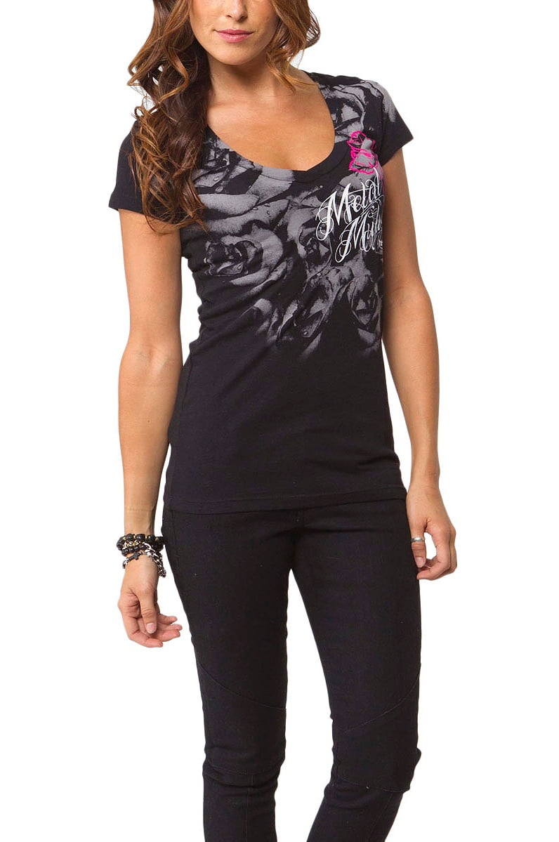 Metal Mulisha - Womens Purpose V Neck T 