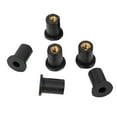 thumbnail image 2 of Abbracc 6 Pcs Écrous de Puits en Caoutchouc Métriques M5 17 x 14mm, 2 of 8