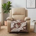 thumbnail image 4 of Kuiaobaty Cow Print Recliner Chair Covers Soft Quilted Armless Sofa Cushion Slipcover, Easy to Install Anti-Slip Furniture Protector for Lounge Room, 4 of 7