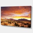 thumbnail image 2 of Land with Thick Clouds At Sunset - African Landscape Canvas Art Print, 2 of 3
