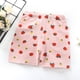 thumbnail image 3 of Odeerbi 1-7 Años Niños Niñas Pantalones Cortos de Algodón Para Verano Estampado Fresa Pantalones Cortos de Playa Color Sólido Pantalones Cortos de Deporte Casual, 3 of 3