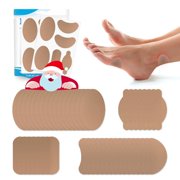 Moleskin for Feet, Moleskin for Blisters, Moleskin Adhesive Pads for Feet Heels, Skin Tape Sticker Patch for Feet (8 Sheets - 48 Pieces Total)
