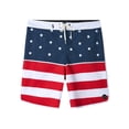 thumbnail image 4 of O'Neill Mens Hyperfreak 19 inch boardshorts Apollo Red white blue 42, 4 of 5